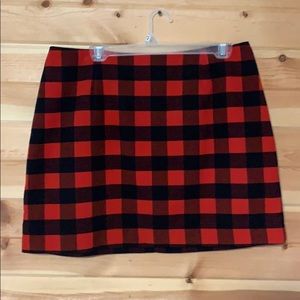 Buffalo Check Skirt